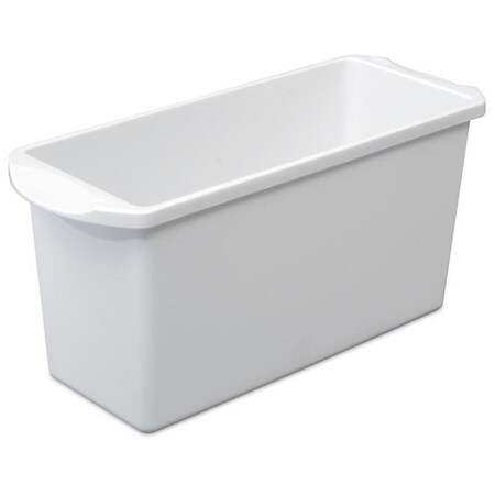 Sterilite 5.125 in. W X 13.25 in. L White Polypropylene Ice Cube Bin 72508006